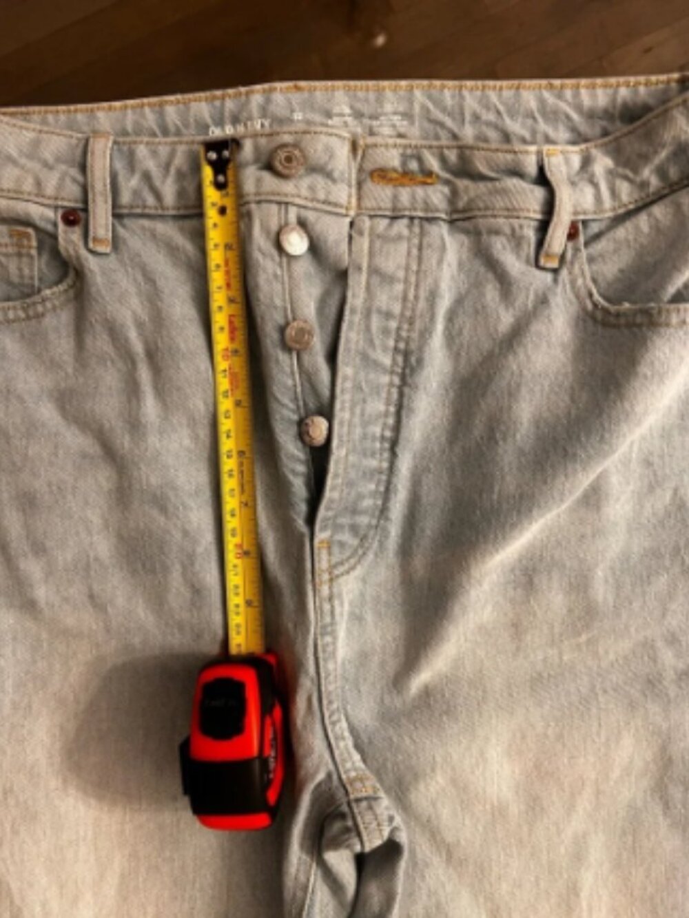 TALL! Extra High-Waisted Button-Fly Kicker Boot-Cut with Side-Slit Jeans - Picture 4 of 5
